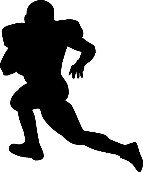 Cool Football Player Outline Clipart Clipart Best Clipart Best