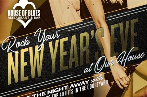 House Of Blues At Disney Springs Hosting New Years Eve Party Disney