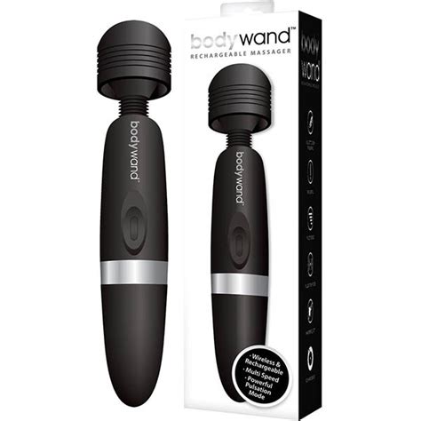 Bodywand Rechargeable Black Wicked Desires