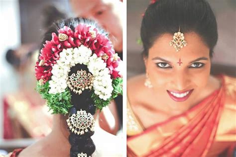 Prefer a flapper wedding hairstyle? Perfect South Indian Bridal Hairstyles For Receptions