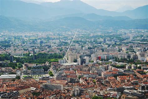 Grenoble City From Above Stock Image Image Of World 25430525