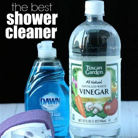 best homemade shower cleaner only 2 ingredients