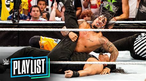 First 5 Superstars To Pin Roman Reigns Wwe Playlist Youtube