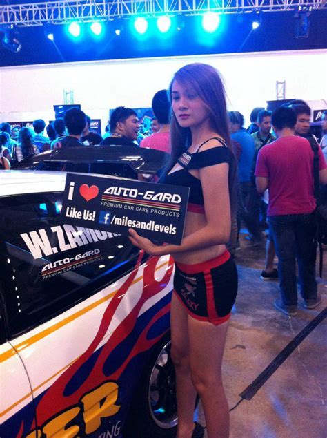 Sensual Pinays Jenz Jardeleza Charming Car Show Model