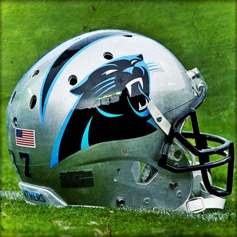 2014 Panthers Season Football Helmets Football Carolina Panthers