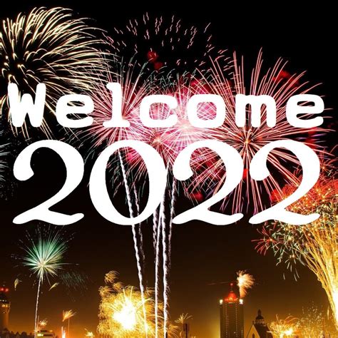 New Year 2022 Welcome Greeting Cards Printable Calendars Free