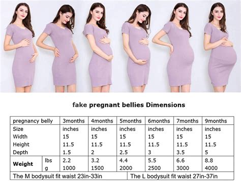 Pregnancy Belly Week By Week Chart