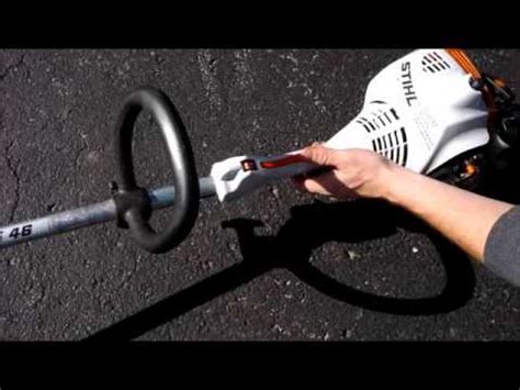 Close the starter (turn on the starter). how to fix stihl trimmer | Doovi