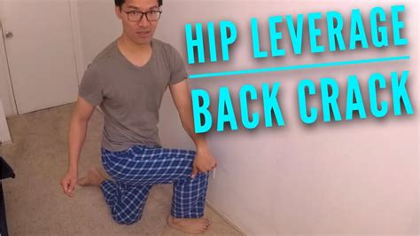 How To Crack My Back And Hip Area Loud Pop Step By Step Technique