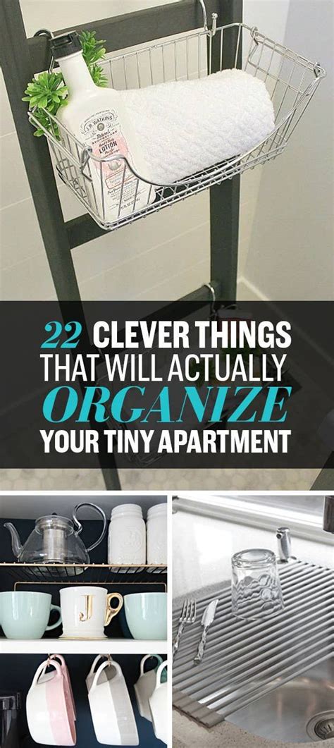 22 Clever Ways To Actually Organize Your Tiny Apartment Small