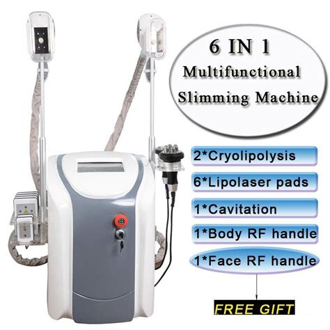 Cryolipolysis Fat Freeze Machine Lipolaser Cavitation Rf Slimming Device