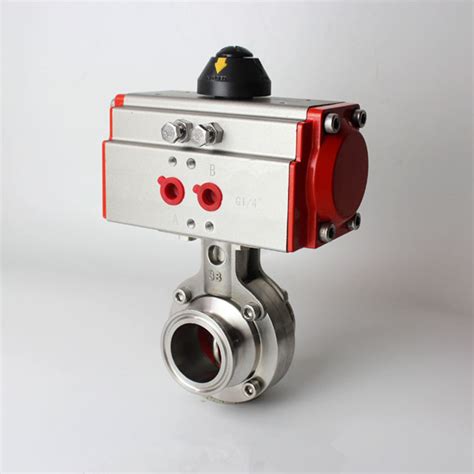 Sanitary Horizontal Pneumatic Actuated Butterfly Valve T304316 Buy
