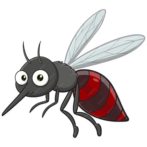 Premium Vector Vector Illustration Of Cute Mosquito Cartoon