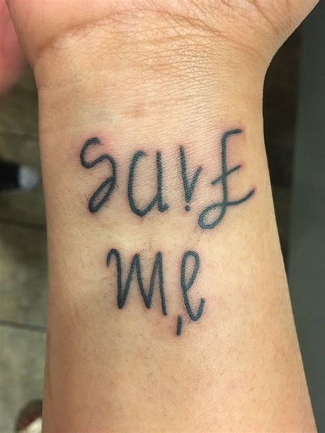 2x2 ($21 usd), 3x3 ($23 usd), 4x4 ($25 usd), 5x2 ($25 usd). Save me- im fine | Tattoo designs, Tattoos, Tattoo quotes