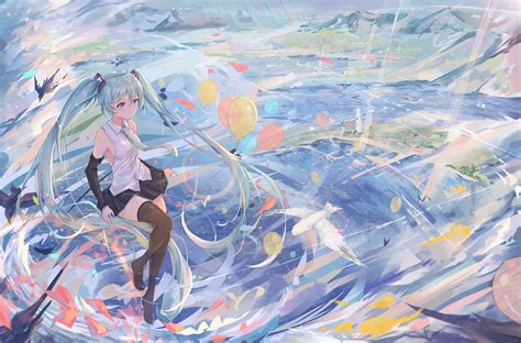 Vocaloid 5k Retina Ultra Hd Wallpaper Background Image 7441x4899