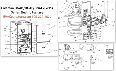 Dgae080cdk Coleman Gas Furnace Parts Hvacpartstore
