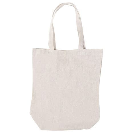 Natural Canvas Tote Bag 12 Pack Reusable Cotton Tote Handbag Plain Diy Grocery Shopping Bag