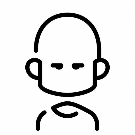 Bald Hairless Male Man Skinhead Avatar Icon Download On Iconfinder