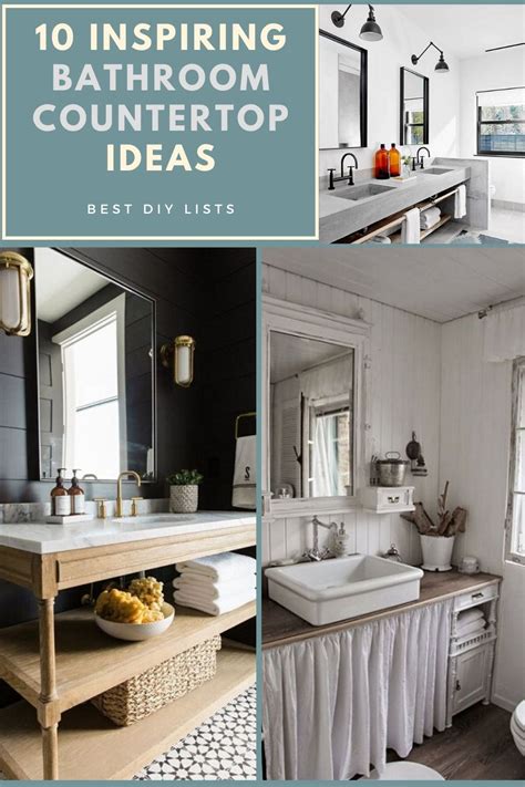 It is solid and there are not worries of cracking or breaking. Bathroom Countertop Ideas | Cheap countertops, Bathroom ...