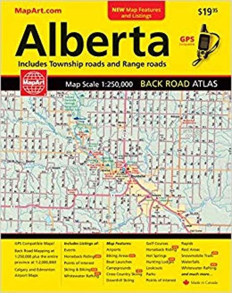 Alberta Back Road Atlas By Canadian Cartographics Corporation Maps
