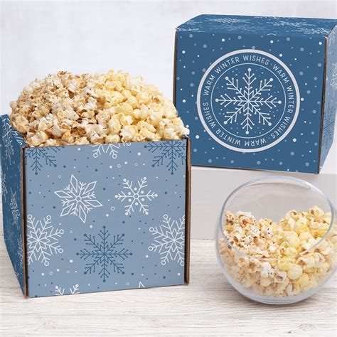 Winter Wishes Black Truffle And Sea Salt Cracked Pepper Popcorn Duo