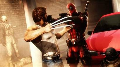 Deadpool Wolverine Stab Wallpapers Android Desktop Comics