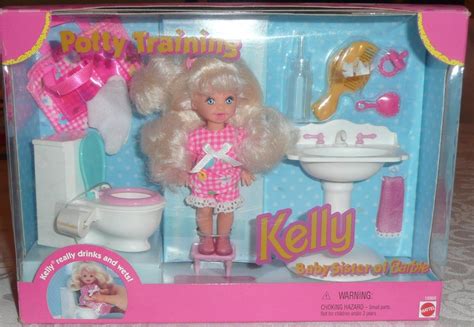 Barbie Shelly Potty Training Doll W Toilet Sink And More 1996 Rare