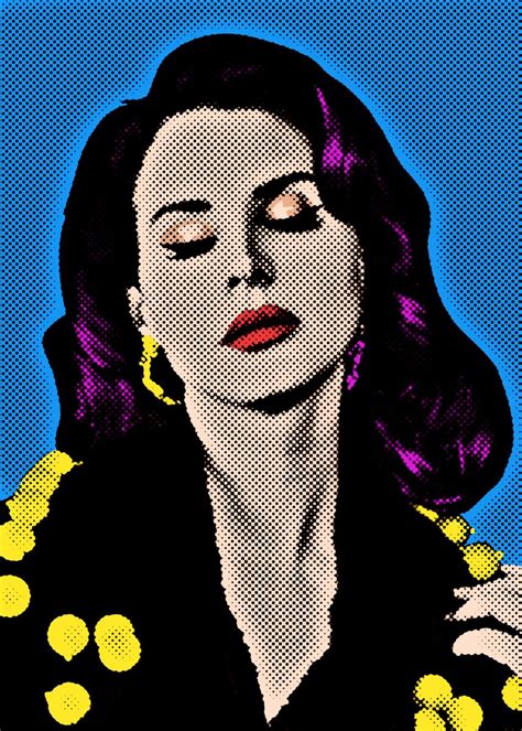 Lana Del Rey Poster Picture Metal Print Paint By Creative Shop