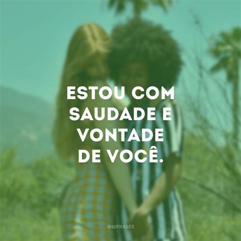 Saudade De Voc Texto