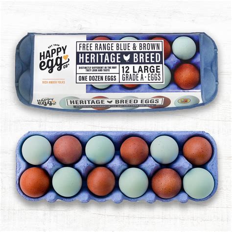 Happy Egg Co Announces Availability Of True Blue And Brown Heritage