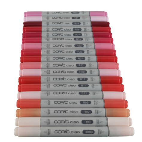 Copic Ciao Twin Tip Marker Pen Red Colours Ebay