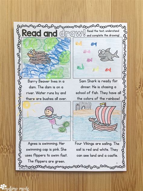 Drawing Based On Reading Comprehension 3 Use This 20 Page Resource