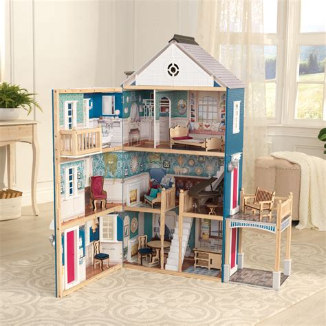KidKraft Grand Anniversary Dollhouse with 20 Accessories Included 