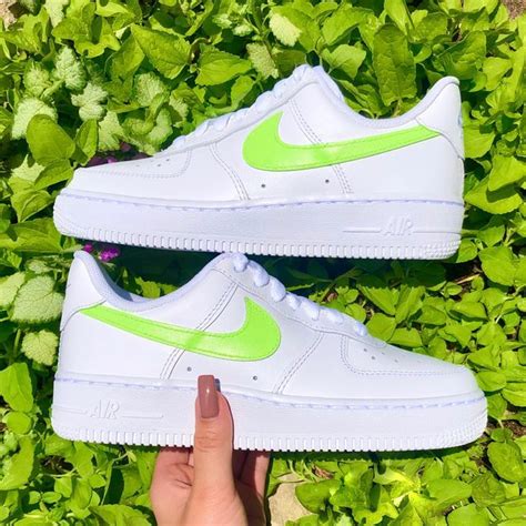 Neon Lime Green Air Force 1🍋💚 The Custom Movement In 2021 Green Air