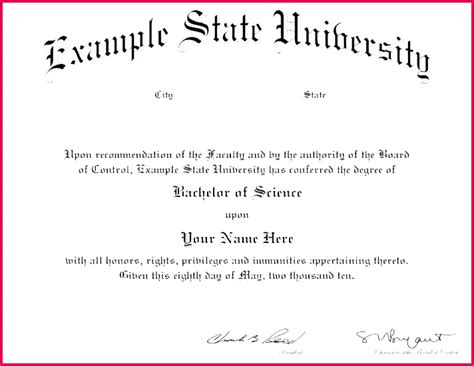 Collection by lebanese american university (lau). 3 Free Fake Degree Certificate Template 96612 | FabTemplatez