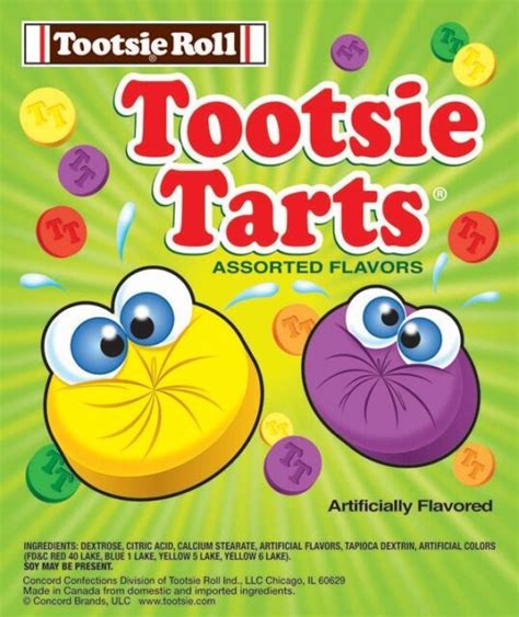 Sweetgourmet Concord Tootsie Tarts Candy Sour Candy 3lb Free