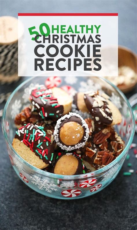 50 Healthy Christmas Cookie Recipes Fit Foodie Finds