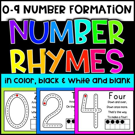 Number Formation Rhymes Printable Printable Word Searches