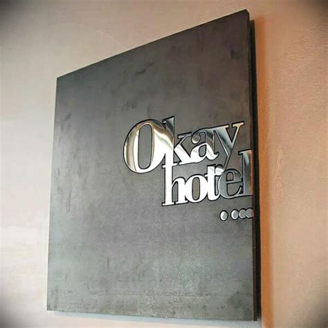⚠its A Sign Mirror Finish Stainless Steel Cutout Inlay Signage