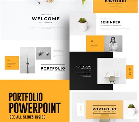 Powerpoint Template For Portfolio