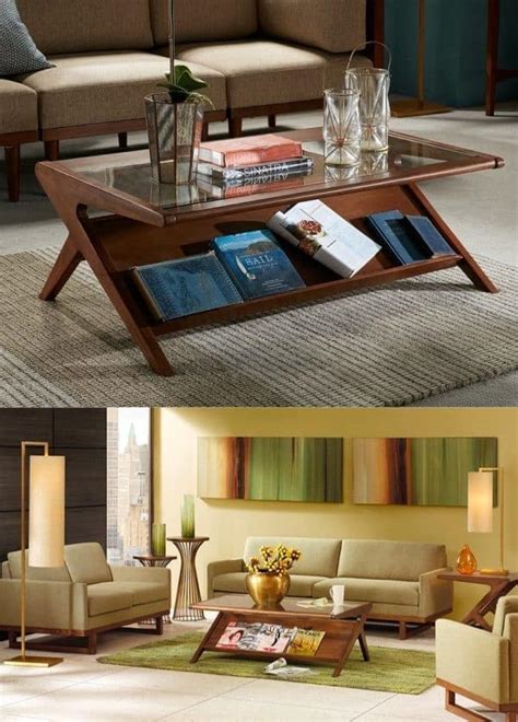 Oden coffee table with storage. Mid-century Modern Coffee Table Ideas - Remodel Or Move