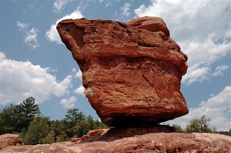 Balanced Rock At Garden Of The Gods Colorado Springs Natural Wonders