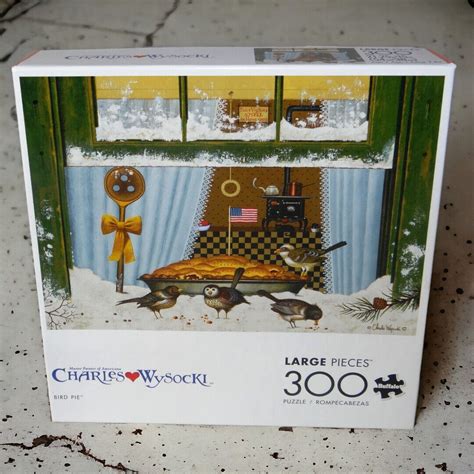 Charles Wysocki Bird Pie Large Piece Jigsaw Puzzle Euc Complete Ebay