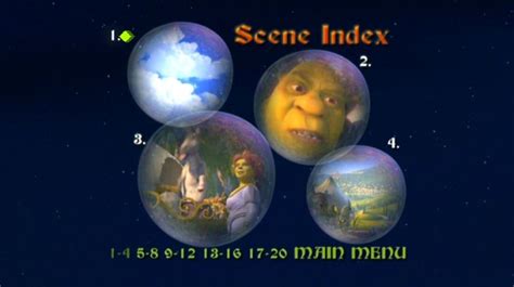 Shrek 2 2004 Dvd Menus