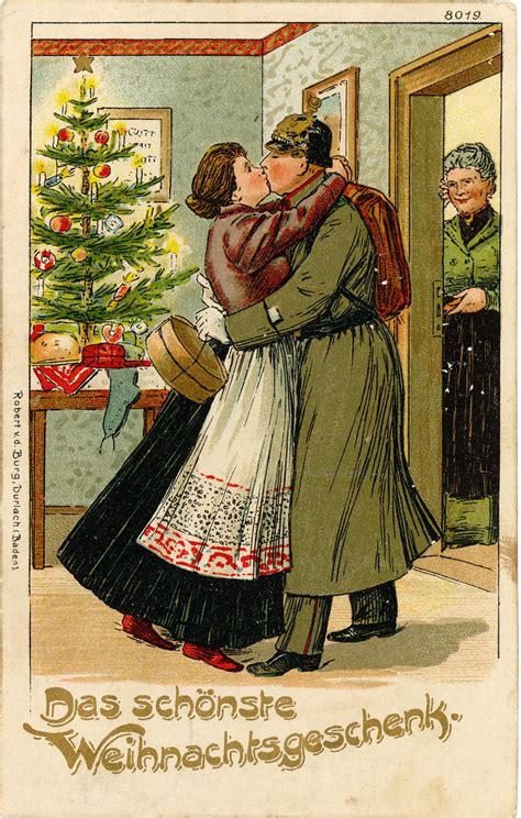 Wwi German Christmas Postcard Das Schönste Weihnachtsge Flickr