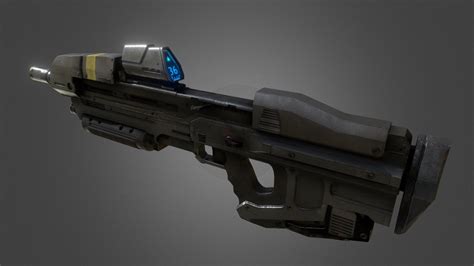 Halo Infinite Assault Rifle Remake Download Free 3d Model By