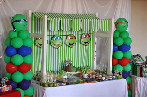 To help ease your party planning jitters, then, we've pulled together in this one post some truly fun and practical ideas for bringing those 'heroes in. Kara's Party Ideas Ninja Turtle Birthday Party {Ideas, Decor, Planning}