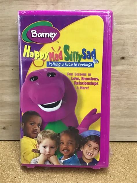 Barney Happy Mad Silly Sad Vhs 2006 Pan Scan 2000 Picclick