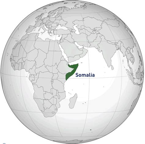 Location Of Somalia On World Map United States Map