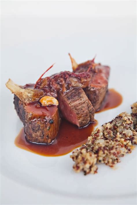 Beef Tenderloin With Tomato Confit And Quinoa A Great Way To Lighten